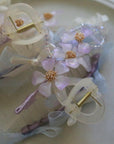 Purple Sakura Claw Clip