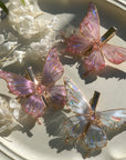 Wire-Wrapped Resin Butterfly Clip