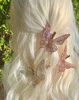 Wire-Wrapped Resin Butterfly Clip