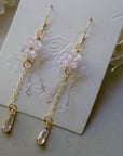 Lavender Butterfly Earrings