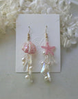 Pink Starfish Earrings