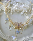Blue Shell Necklace Hairband
