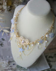 Blue Shell Necklace Hairband