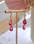 Mini Pomegranate Seed Earrings