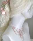 Pink Tulip Bloom Hair Claw