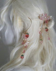 Strawberry Butterfly Ear Cuff