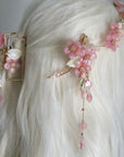 Peach Blossom Hair Clip