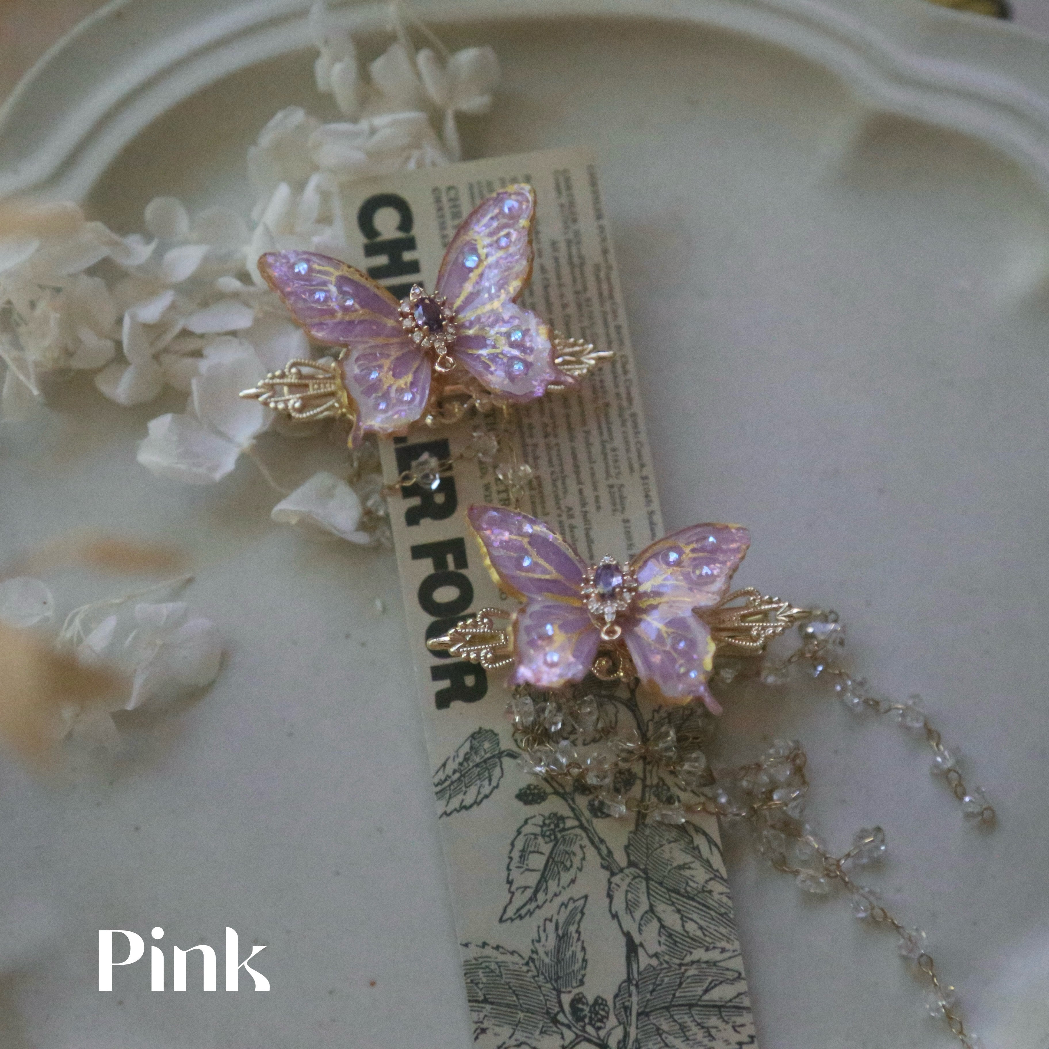 Shrink Plastic Butterfly Hair Clips – SWEETSHOP JEWELRY display picture 2