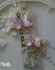 Shrink Plastic Butterfly Hair Clips