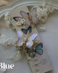 Shrink Plastic Butterfly Hair Clips