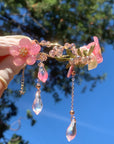 Peach Blossom Tassel Bracelet
