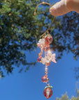 Strawberry Butterfly Ear Cuff