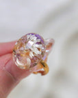 SALE - Resin Spring Flower Rings