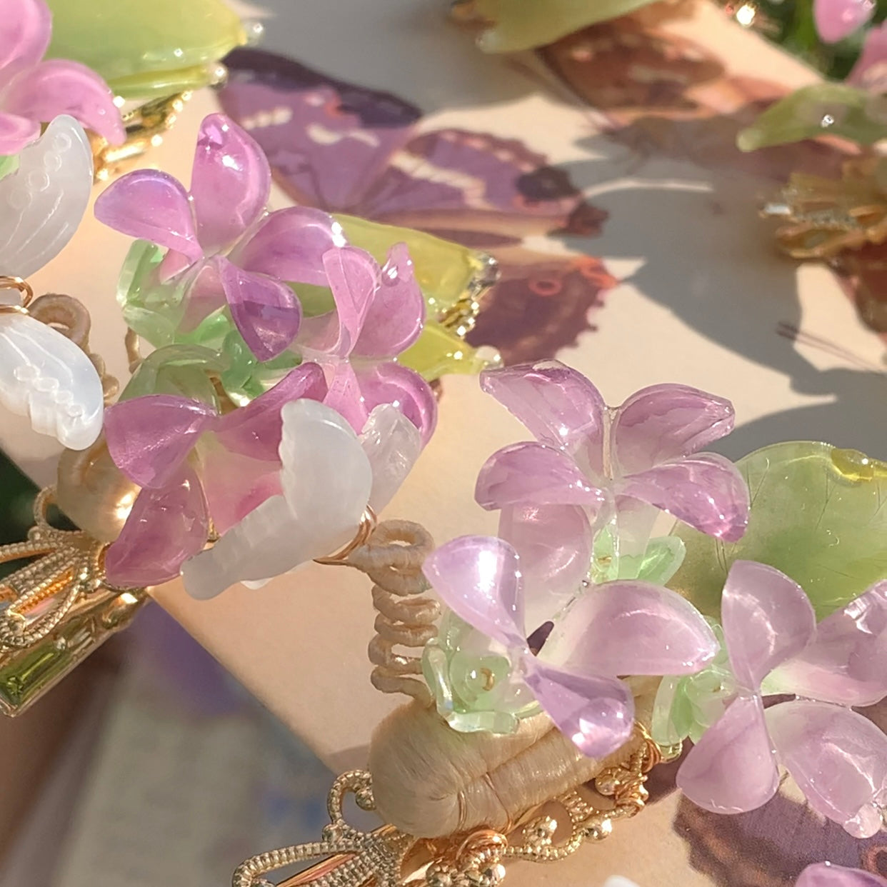 Morning Glory Hair Pins