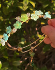Everbloom Gold Flower Bangles