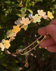 Everbloom Gold Flower Bangles