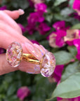 SALE - Resin Spring Flower Rings