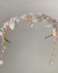Purple Hydrangea Tiara