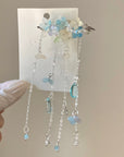 Blue Hydrangea Hair Clip