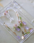 Purple Hydrangea AirPods Jewelry