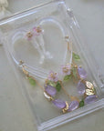 Purple Hydrangea AirPods Jewelry