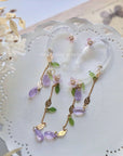 Purple Hydrangea AirPods Jewelry
