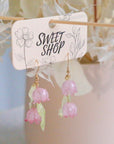 Shrink Plastic Lily Of The Valley Earrings
