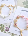 Resin Spring Flower Bracelets