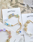 Resin Spring Flower Bracelets