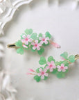 Creeping Woodsorrel Hair Clips