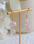 Shrink Plastic Lily Of The Valley Earrings