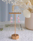 Shrink Plastic Lily Of The Valley Earrings