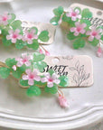 Creeping Woodsorrel Hair Clips