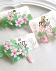 Creeping Woodsorrel Hair Clips