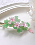 Creeping Woodsorrel Hair Clips
