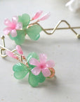 Creeping Woodsorrel Hair Clips