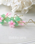 Creeping Woodsorrel Hair Clips