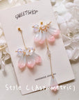 SALE - Glazed Petal Earrings