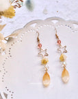 SALE - Star Feather Flower Earrings