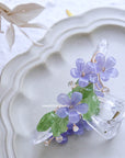 Blue Plumbago Hair Claws