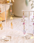 SALE - Star Feather Flower Earrings