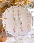 SALE - Star Feather Flower Earrings