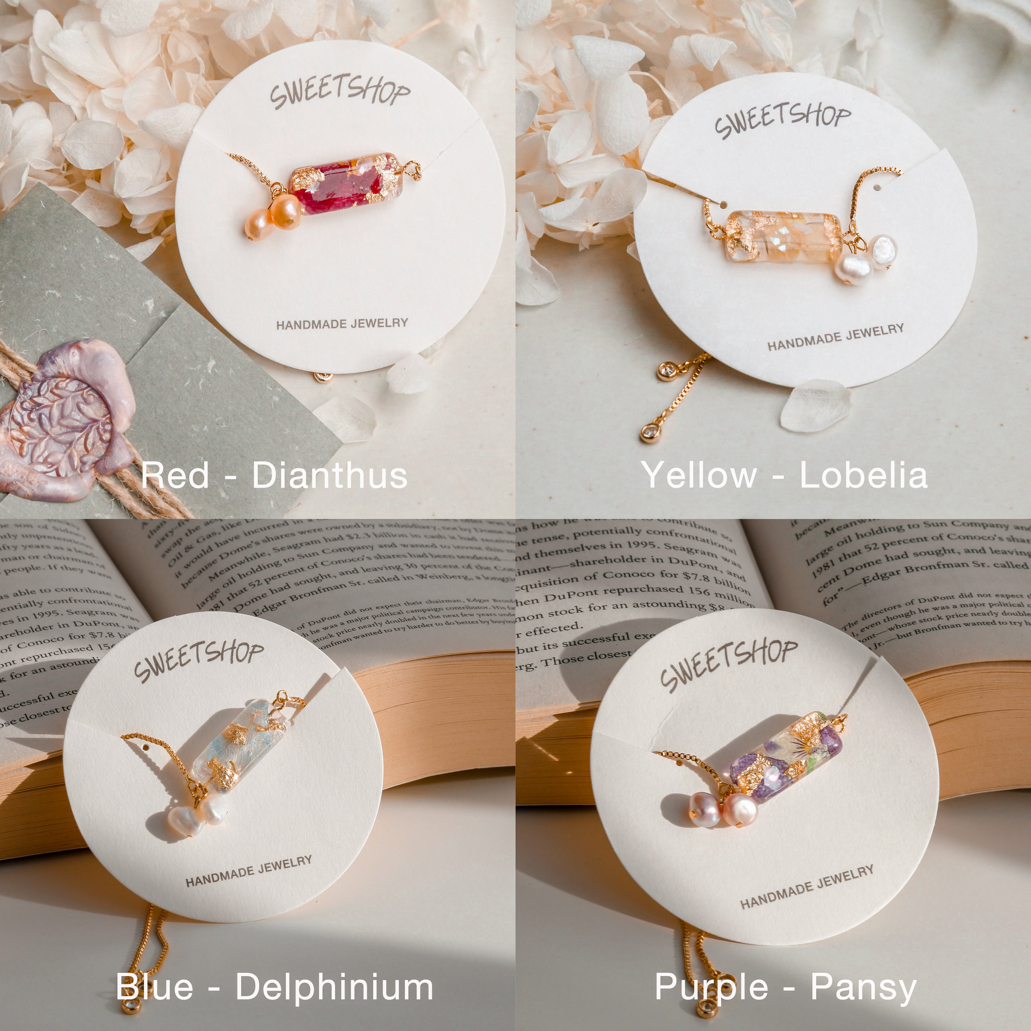 Dried Flower Bracelets