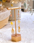 SALE - Star Feather Flower Earrings