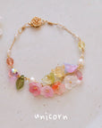 Rainbow Flower Bracelets
