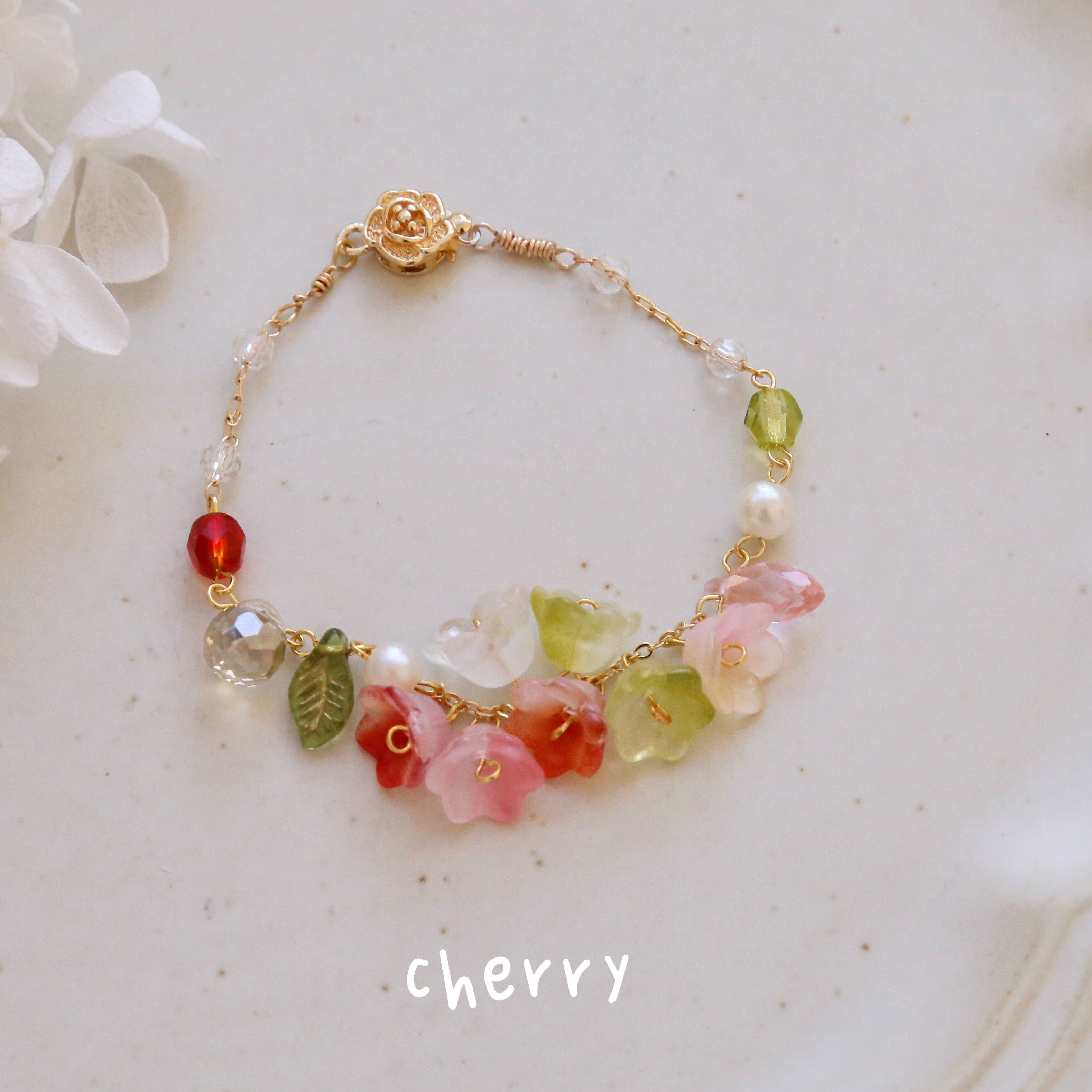 Rainbow Flower Bracelets