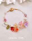 Rainbow Flower Bracelets
