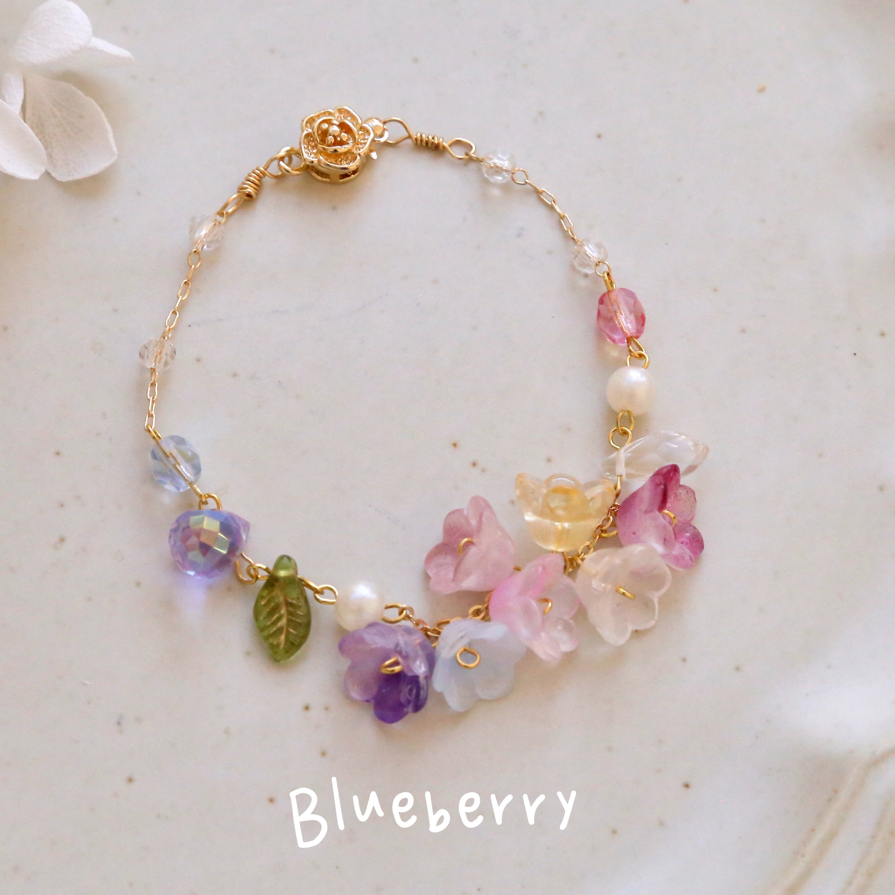 Rainbow Flower Bracelets