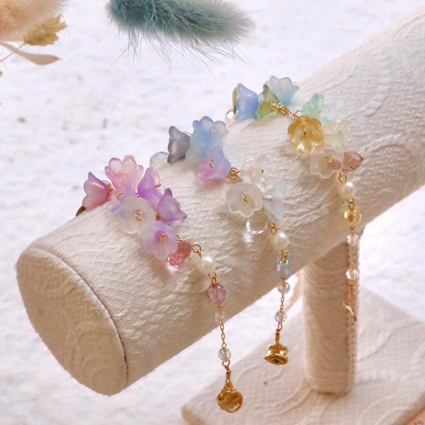 Rainbow Flower Bracelets