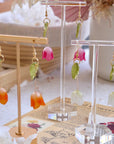 Shrink Plastic Tulip Earrings